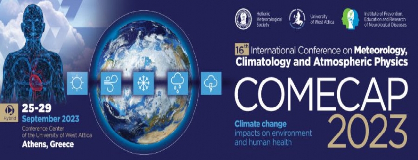 ANNOUNCING COMECAP 2023 / 25-29 September 2023 / University of West Attica (Ancient Olive Grove Campus)